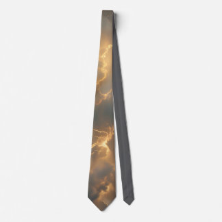 Thunderstorm Tie/tie with lightning Neck Tie