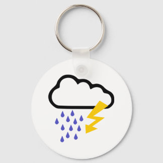 Thunderstorm - Weather Keychain
