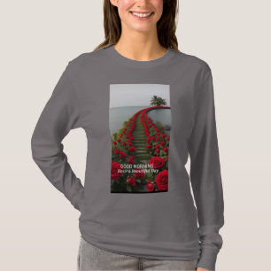 Thunderstruck: Lightning Bolt & Tree Sketch T-Shir T-Shirt