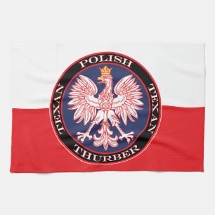 Thurber Round Polish Texan Kitchen Towel