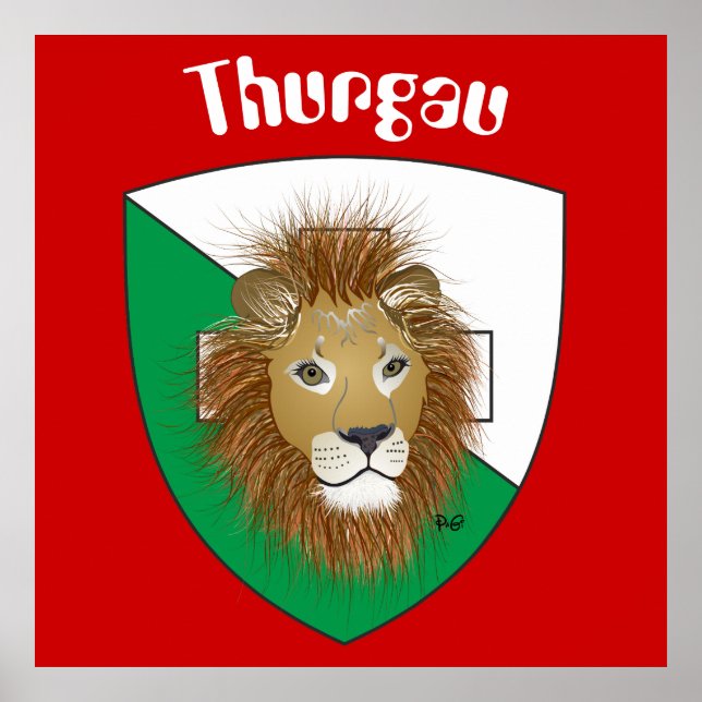 Thurgau Schweiz Switzerland Poster (Front)