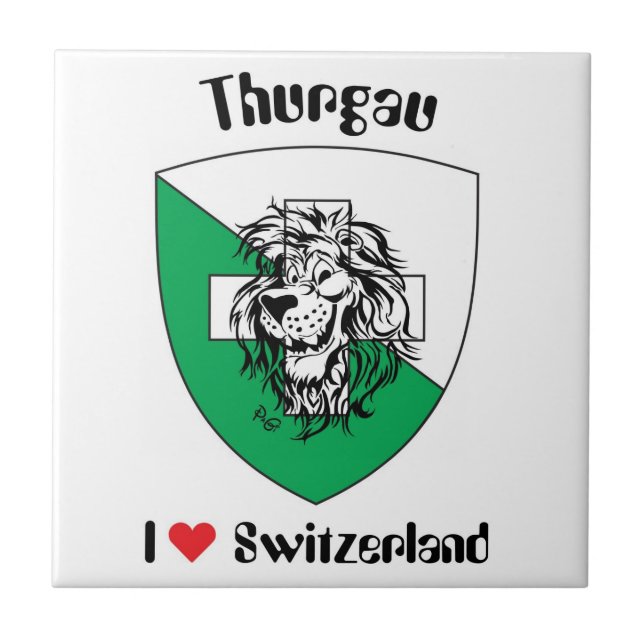 Thurgau Switzerland Fliese Ceramic Tile (Front)