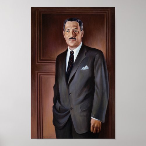 Thurgood Marshall Painting _ Betsy Graves Reyneau Poster