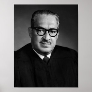 Thurgood Marshall Portrait - 1970 Poster