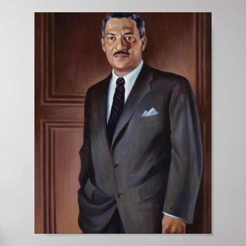 Thurgood Marshall Portrait By Betsy Graves Reyneau Poster