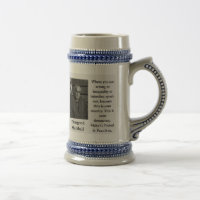 Thurgood Marshall quote Beer Stein