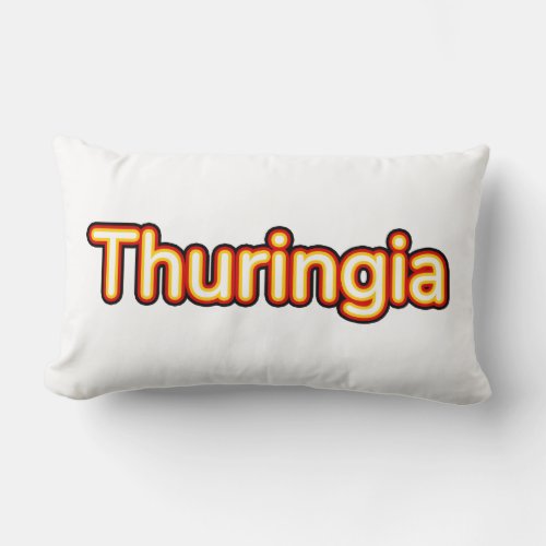 Thuringia Deutschland Germany Lumbar Pillow