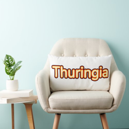 Thuringia Deutschland Germany Lumbar Pillow