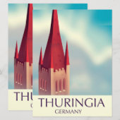 Thuringia Germany travel poster (Front/Back)