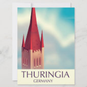 Thuringia Germany travel poster (Front)