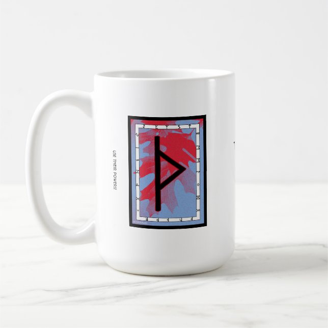 Thurisaz Rune Mug – Defense! (Left)