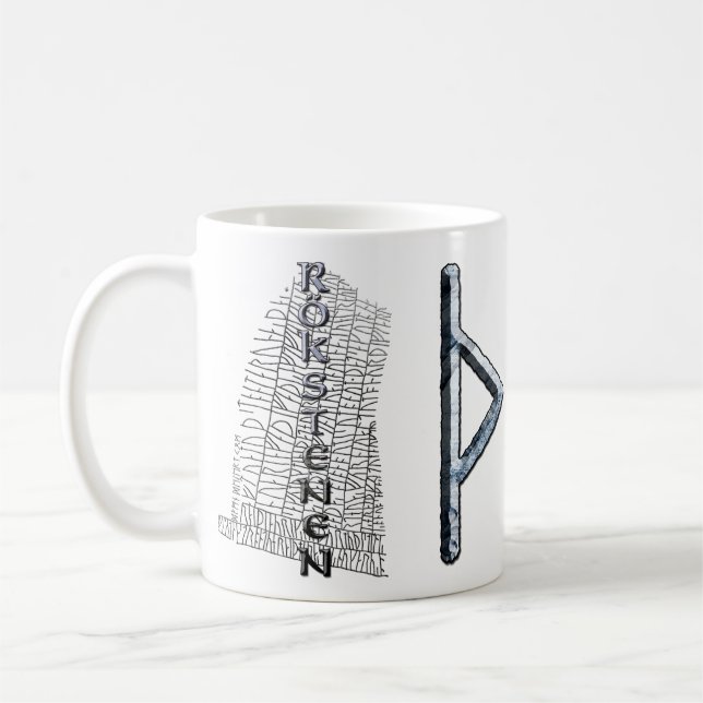 Thurisaz rune mug, Thor's symbol Coffee Mug (Left)
