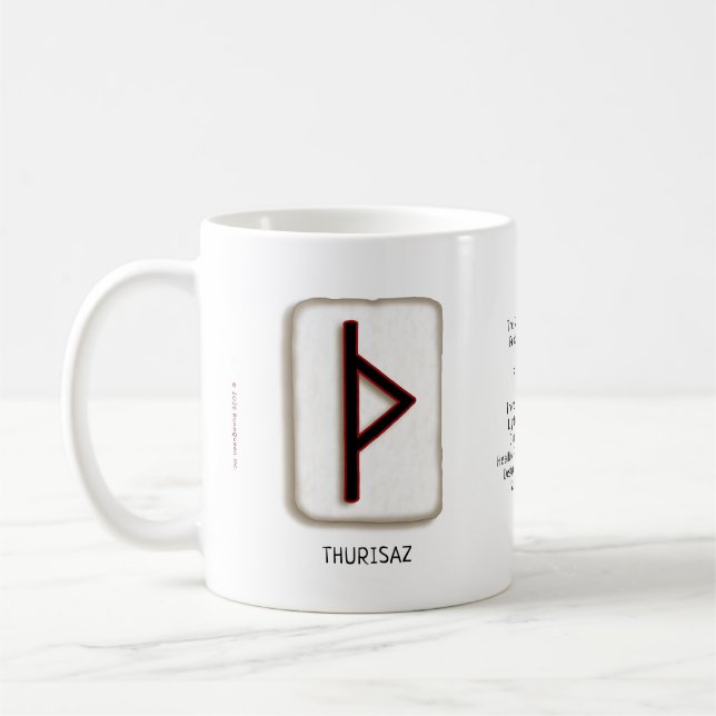 Thurisaz RuneStone 11 oz. Mug (Left)