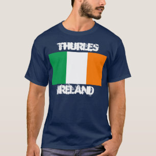 Thurles, Ireland with Irish flag T-Shirt