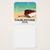 Thurlestone South Devon travel poster (Front & Back)