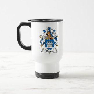 Thurm Family Crest Travel Mug