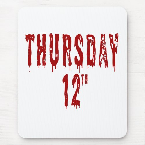 Thursday 12 Horror Halloween Gift America US Mouse Pad