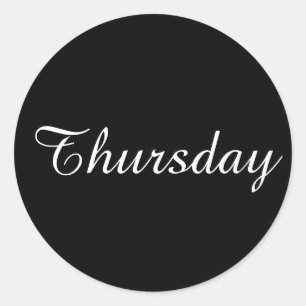 Thursday Amazone Black Sticker by Janz