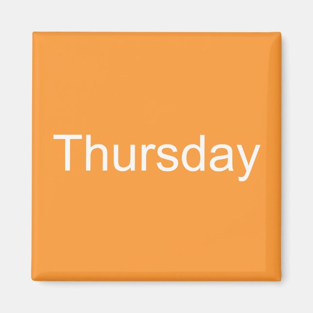 Thursday Magnet (Front)