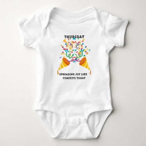 Thursday Spreading Joy T_Shirt Baby Bodysuit