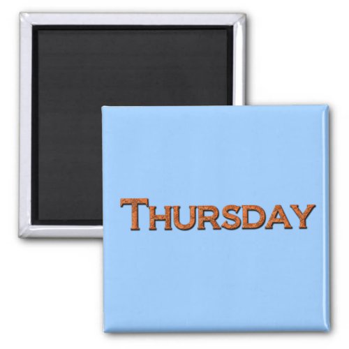 Thursday Teaching or Memory Aid Magnet