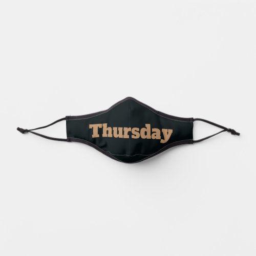 Thursday Template Premium Face Mask