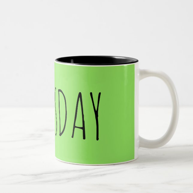 Thursday || Week Collection Two-Tone Coffee Mug (Right)