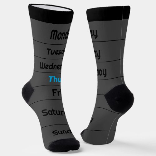 Thursday Week Socks