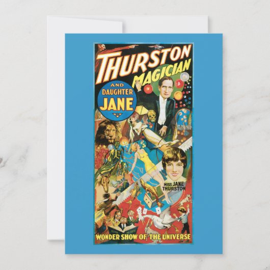 Thurston & Daughter Jane Magician Advertising (Front)