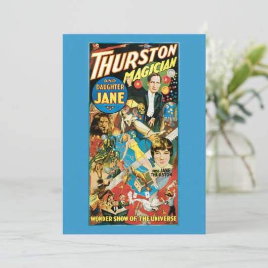 Thurston & Daughter Jane Magician Advertising (Standing Front)