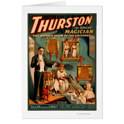 Thurston - Demons & Donkey Vanish Trick Magic Cards (Front)