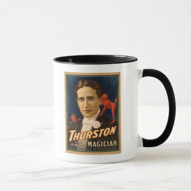 Thurston, Devil telling him secrets Magic 2 Mug (Right)
