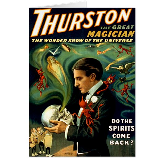 Thurston - Do the Spirits Come Back? Cards (Front)