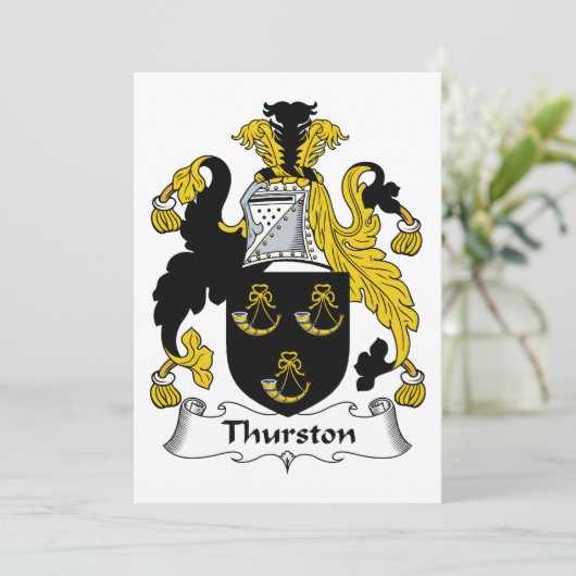 Thurston Family Crest (Standing Front)