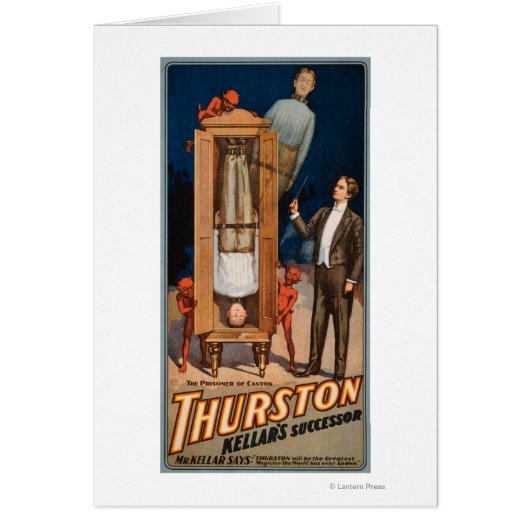 Thurston Kellar's Successor Magic Poster Cards (Front)