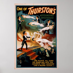 THURSTON Magician Illusionist VAUDEVILLE Poster