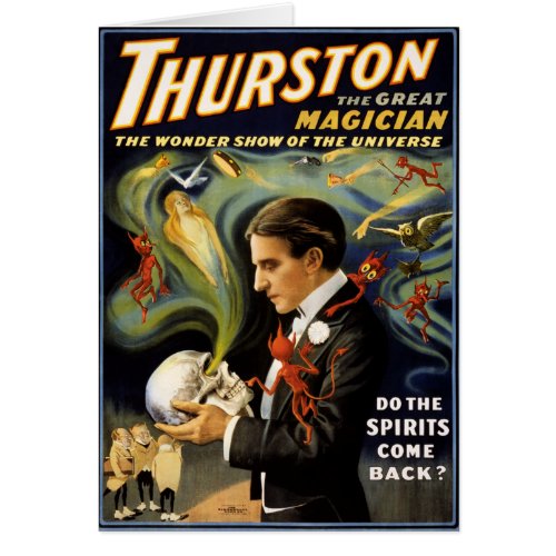 Thurston the great magician 1915 Vintage Poster