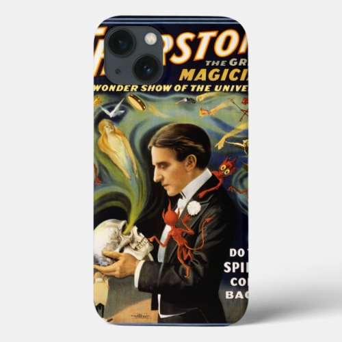 Thurston the great magician 1915 Vintage Poster iPhone 13 Case
