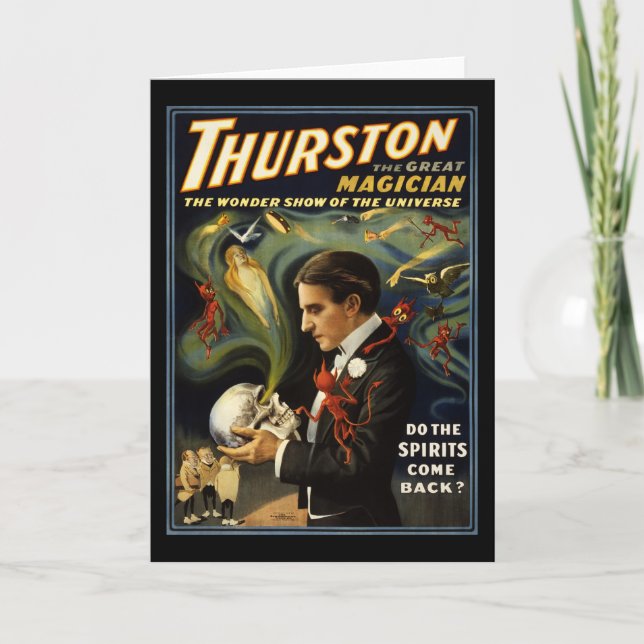Thurston the great magician 2 card (Front)