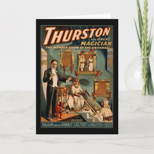 Thurston the Great Magician Card