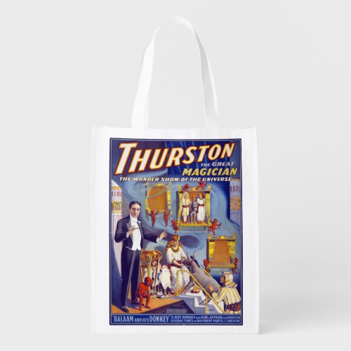 Thurston the great magician grocery bag