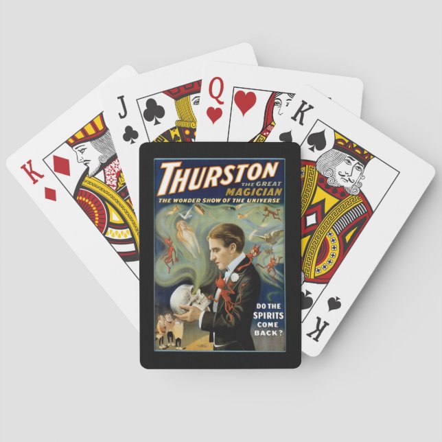 Thurston ~ The Great Magician Poker Cards (Back)
