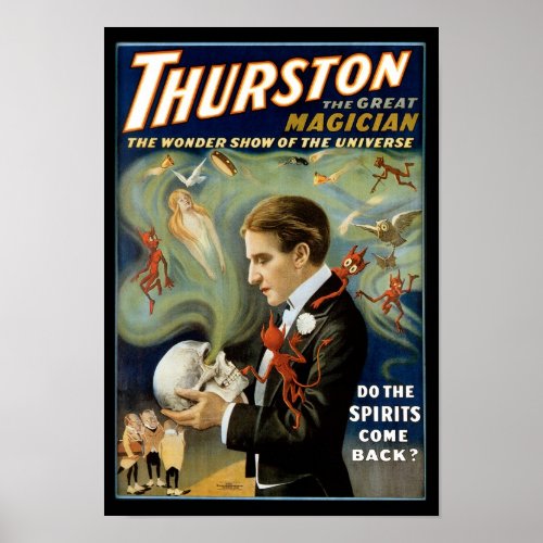 Thurston  The Great Magician Poster