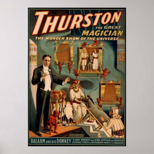 Thurston the great magician poster