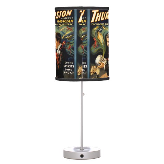 Thurston the Great Magician Table Lamp (Back)