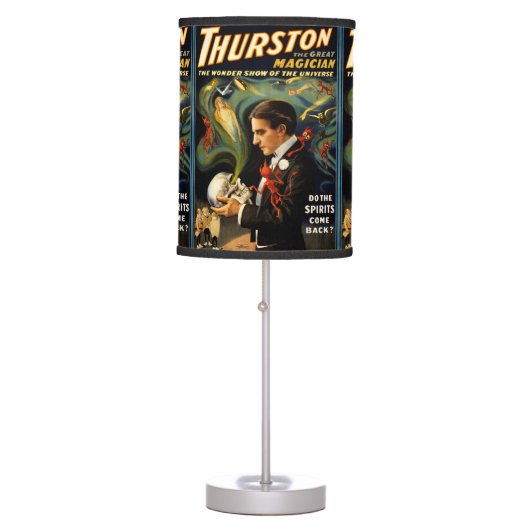 Thurston the Great Magician Table Lamp (Front)