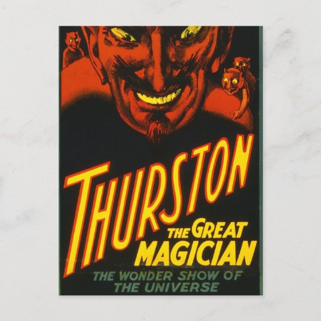 Thurston The Great! Postcard (Front)