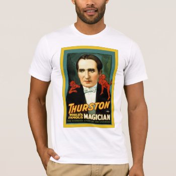 Thurston The Magician T-shirt by VintageFactory at Zazzle