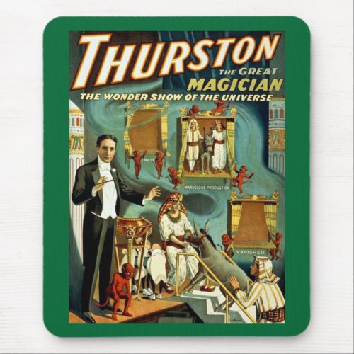 Thurston the Magician _ The Wonder Show Mouse Pad