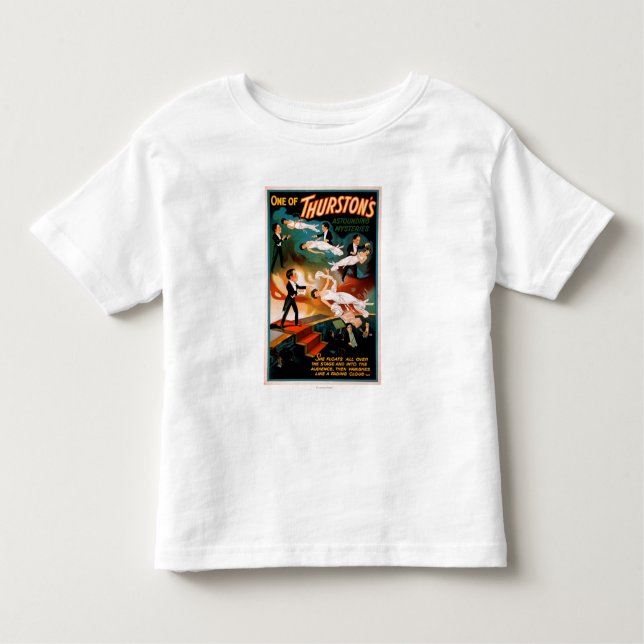 Thurston's Astounding Mysteries Magic Poster Toddler T-shirt (Front)